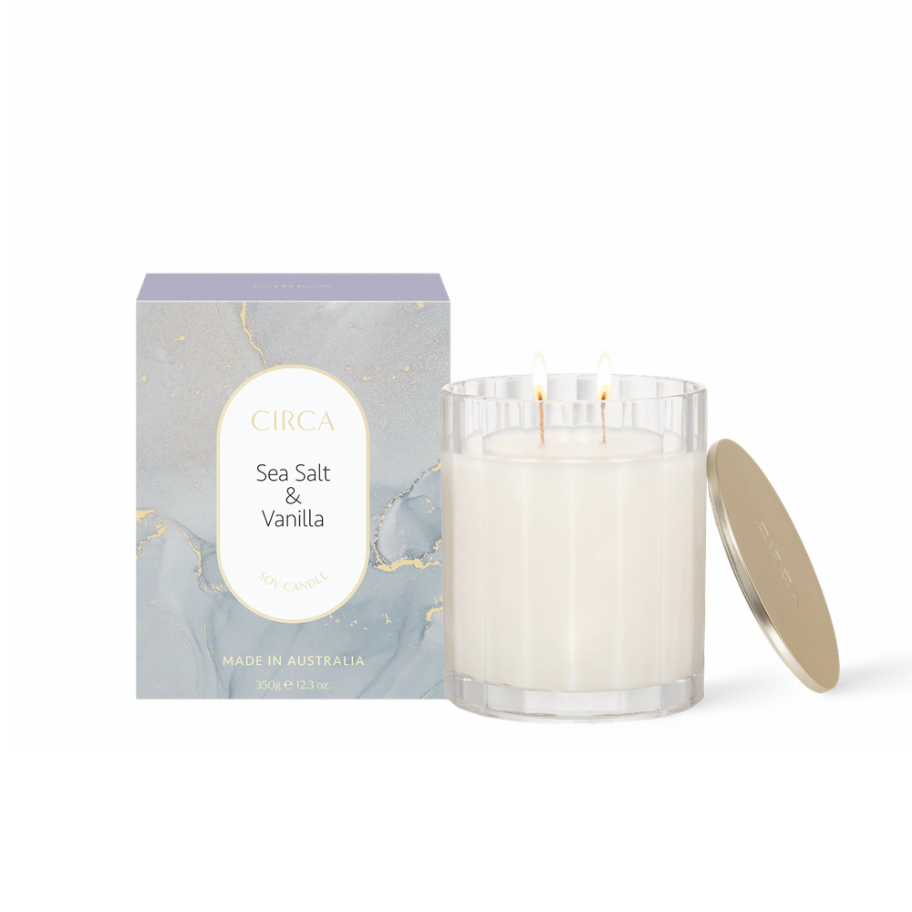 Circa Lge Candle Sea Salt & Vanilla Harley and Rose Florist